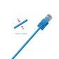 Cruxtec Ultra-Thin CAT6A UTP Ethernet Cable Blue