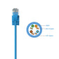 Cruxtec Ultra-Thin CAT6A UTP Ethernet Cable Blue