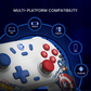 GameSir NOVA Lite Multi-Platform Wireless Gaming Controller Marvel's Captain America Limited Edition