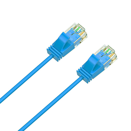 Cruxtec Ultra-Thin CAT6A U/UTP Ethernet Cable Blue
