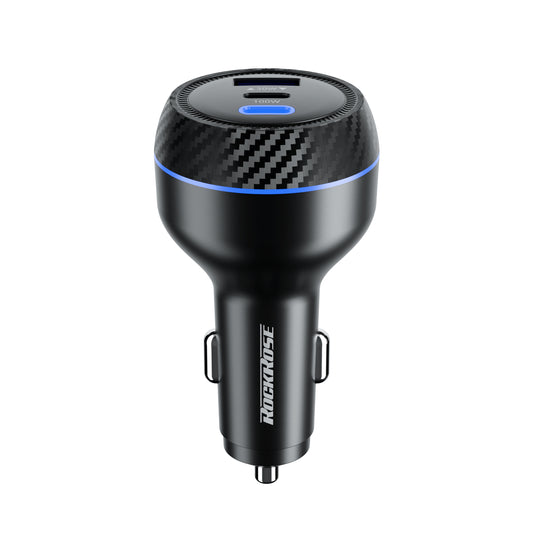 Rockrose Explorer GT 130W Max 3-Port PD Quick Charge Car Charger