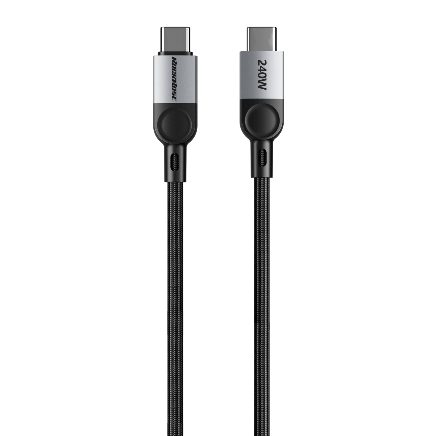 Rockrose Sliverline CC Pro Max 240W PD Quick Charge  2M USB-C to USB-C Fast Charging & Data Sync Cable