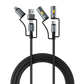 Rockrose Hercules Reign 100W Max 6-In-1 Fast Charging Cable