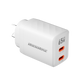 Rockrose Casa II G65 65W Dual USB-C Port GaN Power Adapter