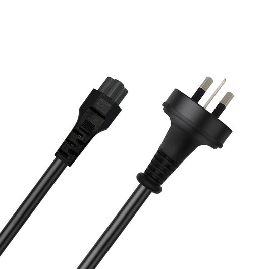 Cruxtec 3 Pin AU Male to Female IEC-C5 Power Cable