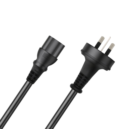 Cruxtec 3 Pin AU Male to Female IEC-C13 Power Cable