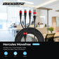 Rockrose Hercules Movefree 3A Max 5-In-1 Fast Charging Cable USB-A & USB-C Dual Connectors