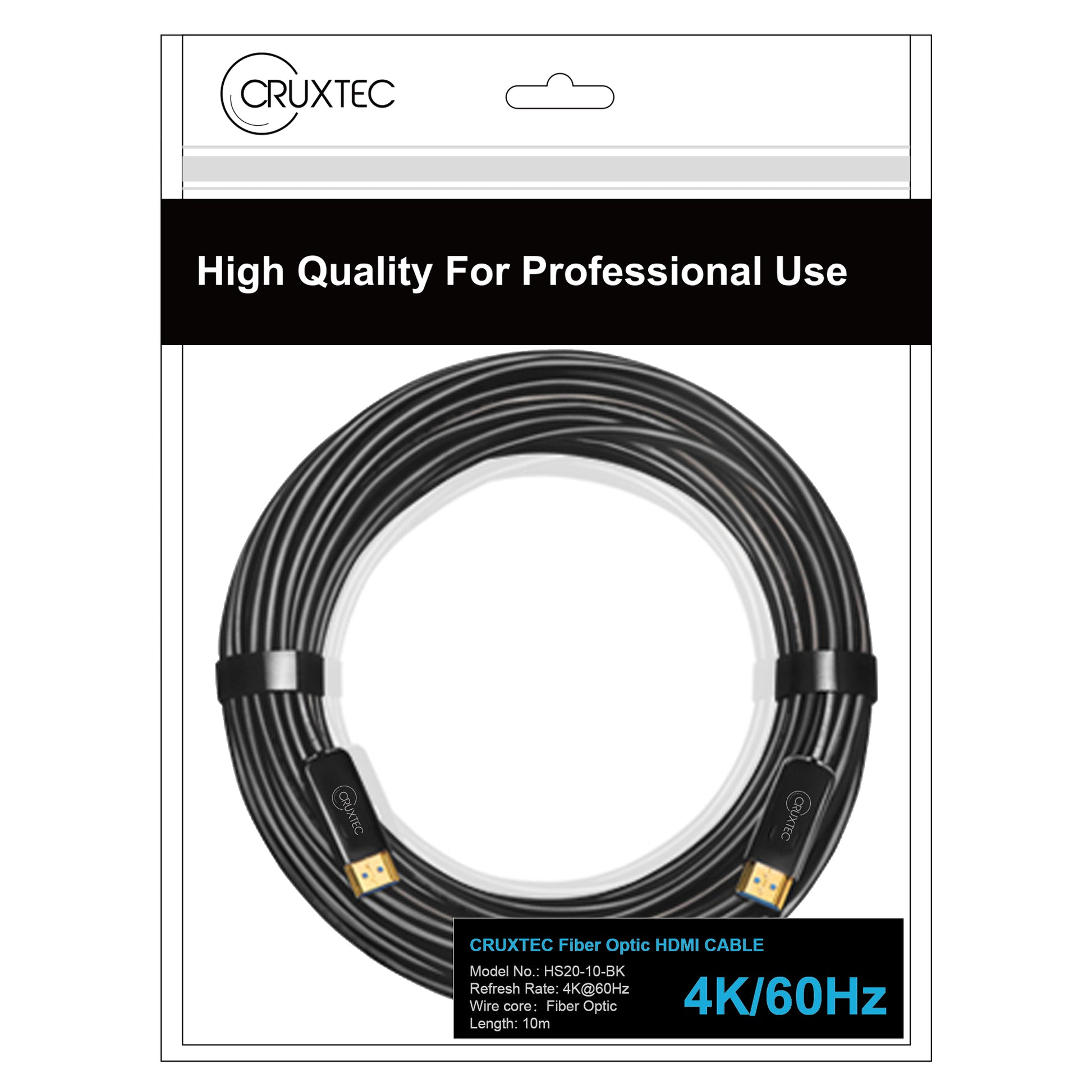 4K 60Hz Fiber Optic HDMI 2.1 Cable 20M 30M 50M HDMI Fiber cable High Speed  18Gbps