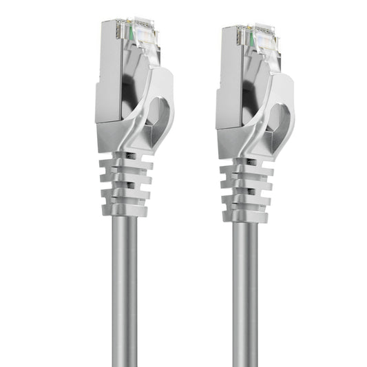 Cruxtec CAT7 10GbE SF/FTP Triple Shielding Ethernet Cable Ivory White