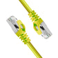 Cruxtec CAT7 10GbE SF/FTP Triple Shielding Ethernet Cable Yellow